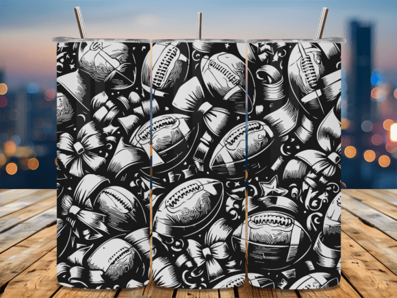American Football Balls Graphics for Crafts & Branding