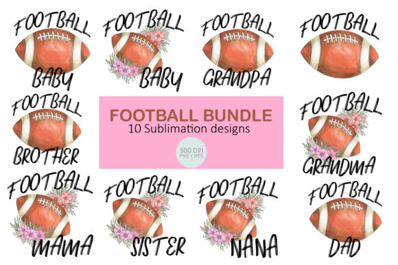 American Football Sublimation Design PNG for Graphics and Crafts