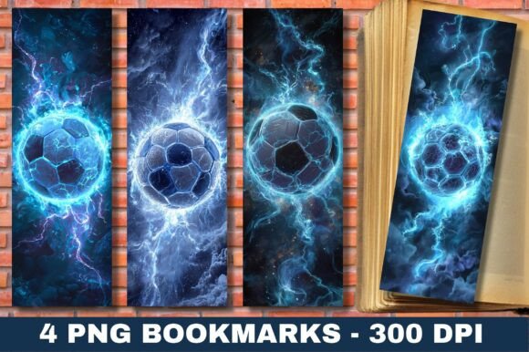 Bolt Electric Football Sport Bookmark: Graphics & Crafts Review