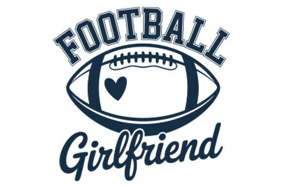 Football Girlfriend Graphics for Game Day Content