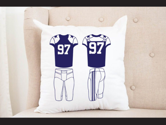 Football Uniform Graphics for Local Branding and Crafts