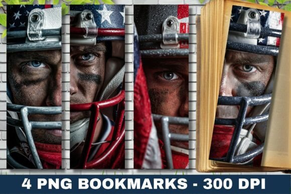 Patriotic Football Runner Bookmark: Graphics & Crafts Review